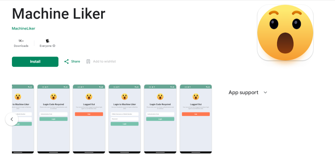 Machine Liker Apps on Google Play